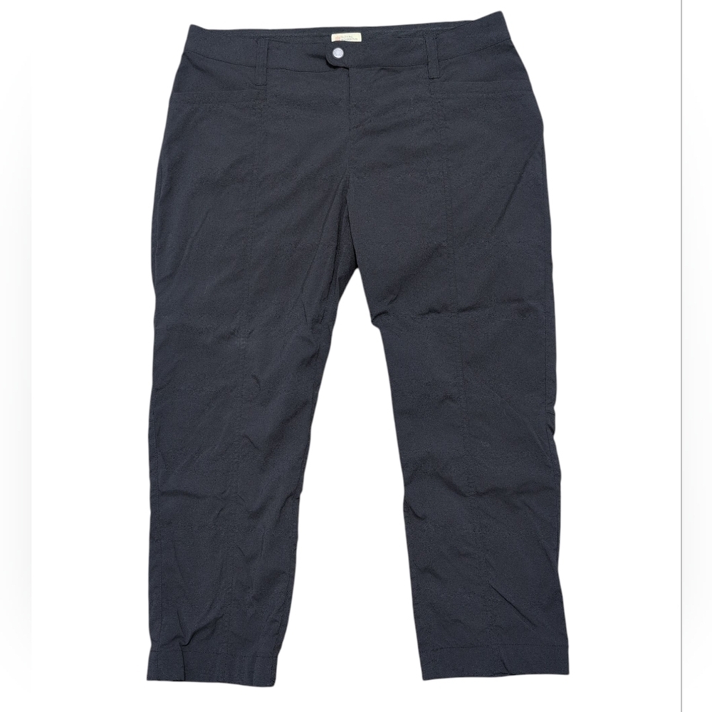 Royal Robbins Capri Hiking Pants Women's 16 Nylon & Spandex Black
